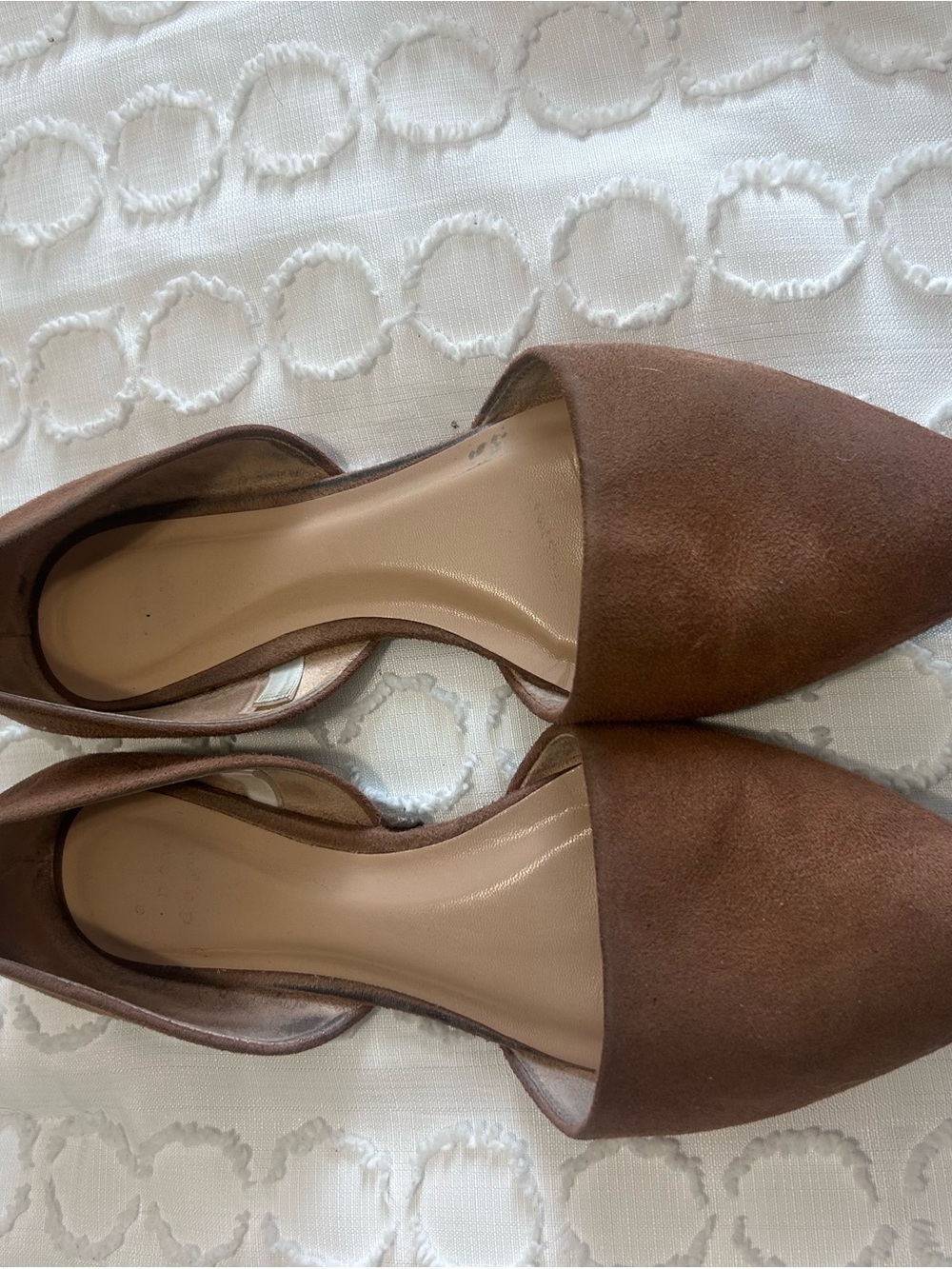 Target Brown Pointed D'Orsay Flats